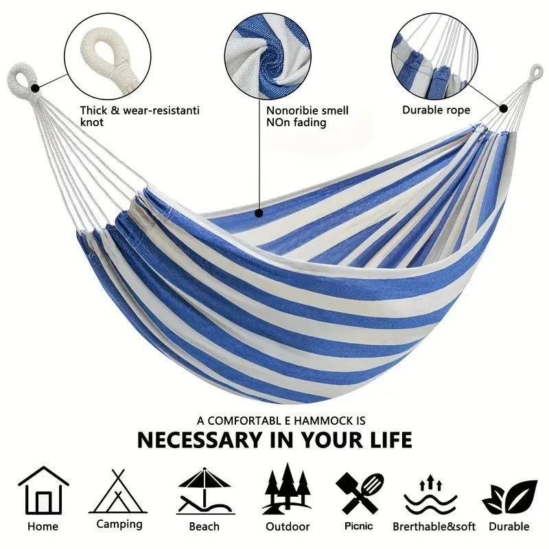 Bed Outdoor Camping - Rede de Lona Sem Varetas de