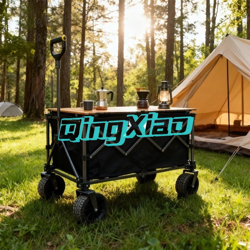 Outdoor Camping Trolley - Carrinho de acampamento dobrável elétrico, portátil,