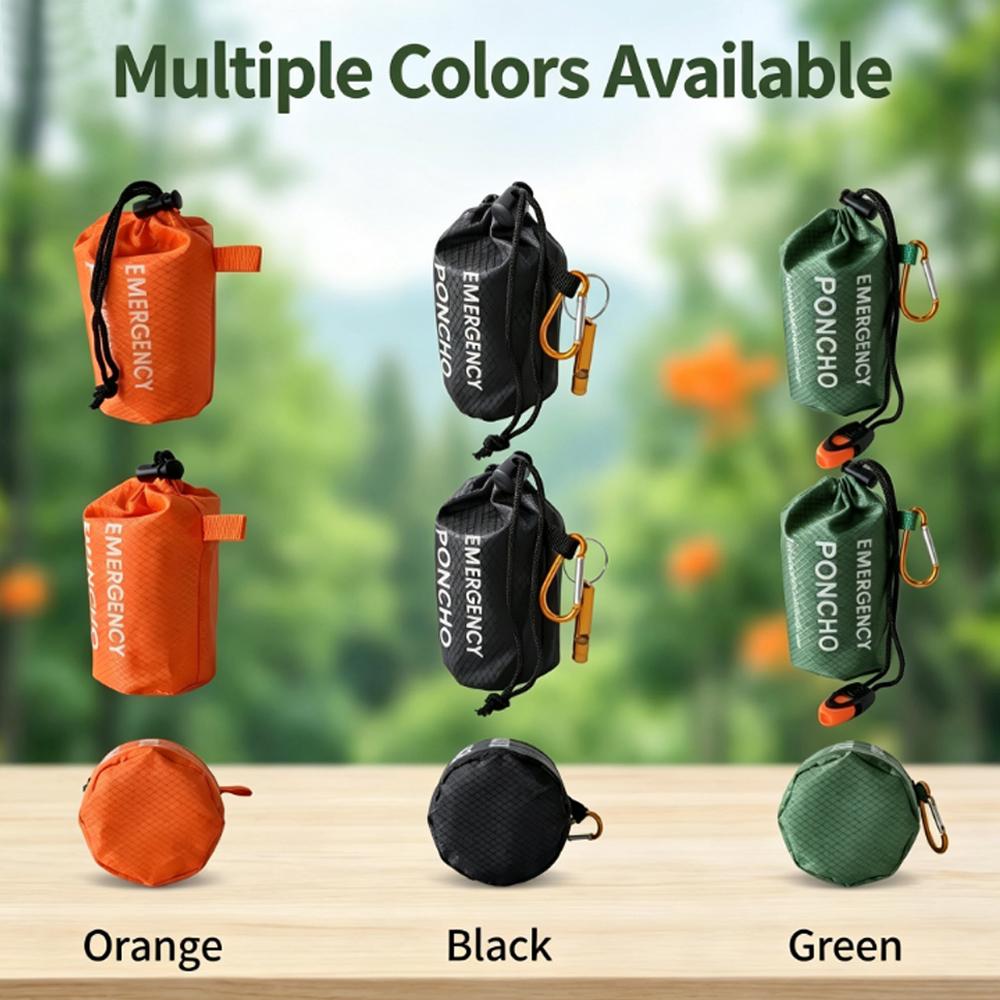 Kit de capa de chuva portátil  - Camping Rain Poncho avaliação e preço