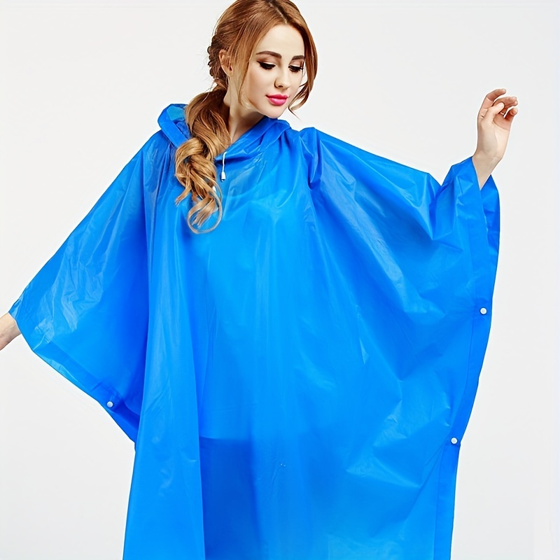 Ponchos de chuva para adultos  - Camping Rain Poncho avaliação e preço