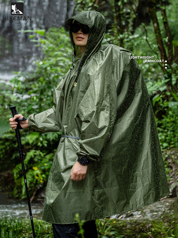 Capa de Chuva Ultraleve com Zí - Camping Rain Poncho avaliação e preço