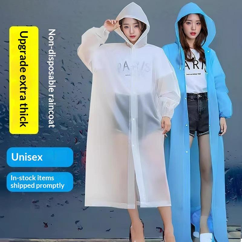 Nova Capa de Chuva Impermeável - Camping Rain Poncho avaliação e preço