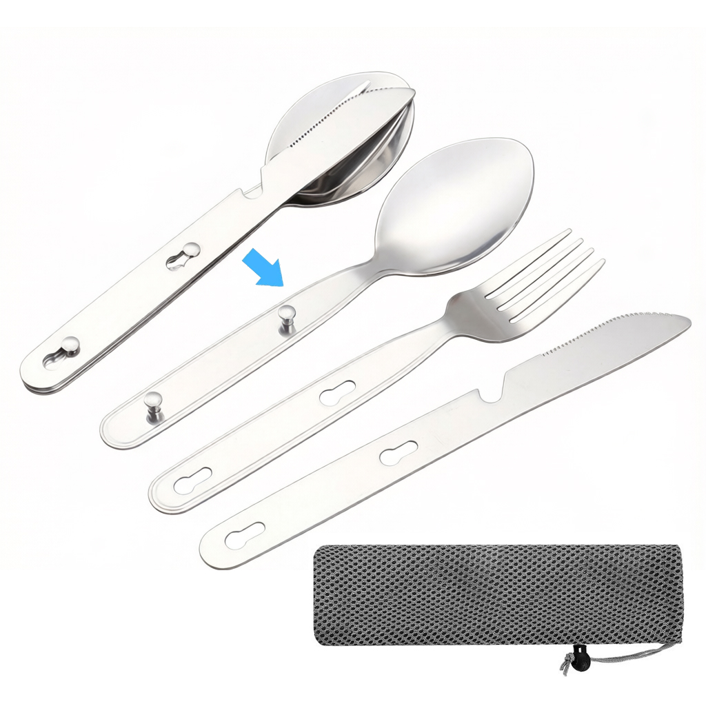 Conjunto de 3 Peças de Talhere - Outdoor Camping Dining Set avaliação e preço