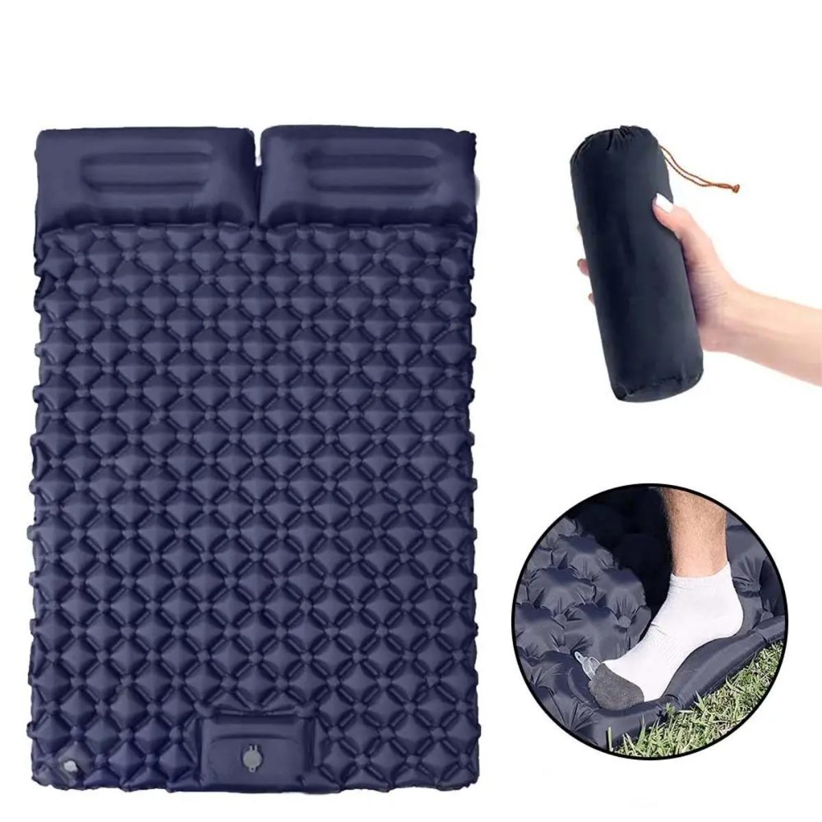 Colchão Inflável Individual e  - Outdoor Camping Rugs avaliação e preço