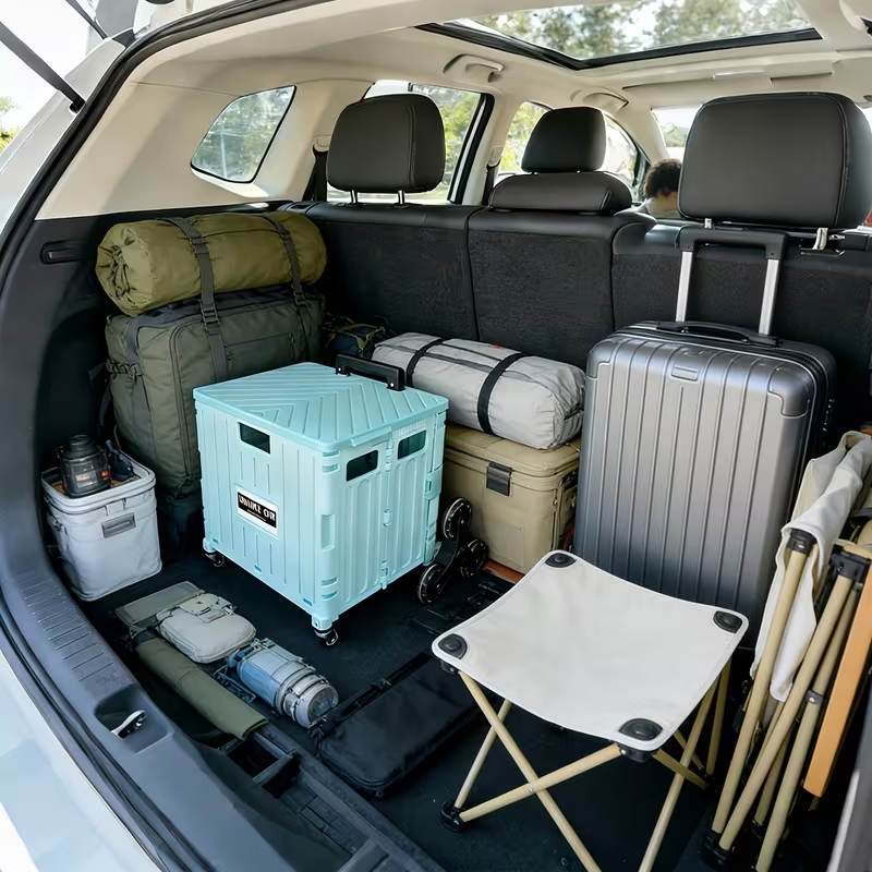 Carrinho de Compras Portátil,  - Outdoor Camping Trolley avaliação e preço